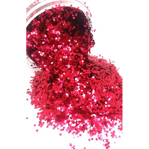 Chunky Glitter Red (Red)